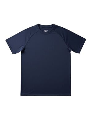 NWT Lands' End Boys Navy Short Sleeve Rash Guard Swim Beach Chlorine Resistant